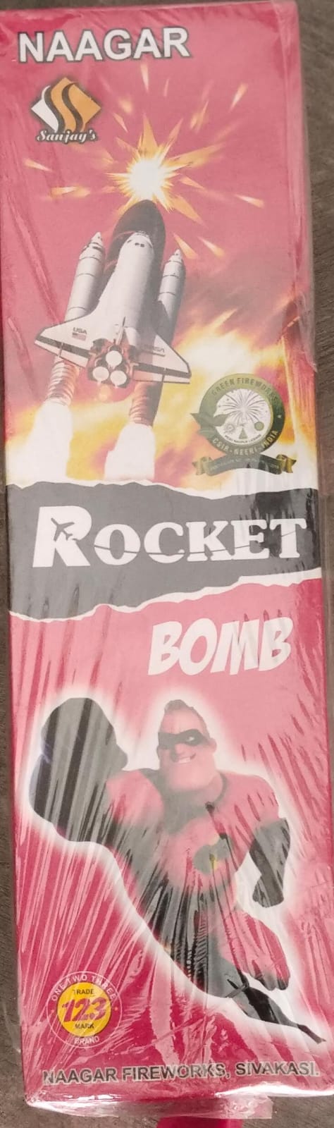 inba Crackers Rocket Bomb (medium size)
